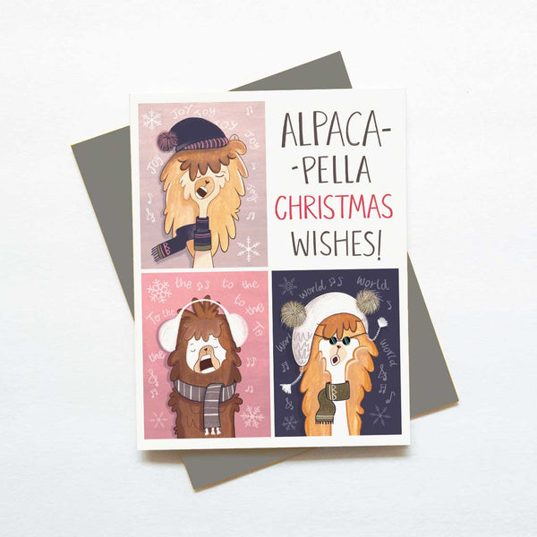 Alpaca-pella Christmas card